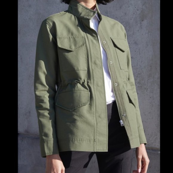 New Everlane Modern Utility field safari cargo military anorak barn coat jacket - Picture 1 of 12